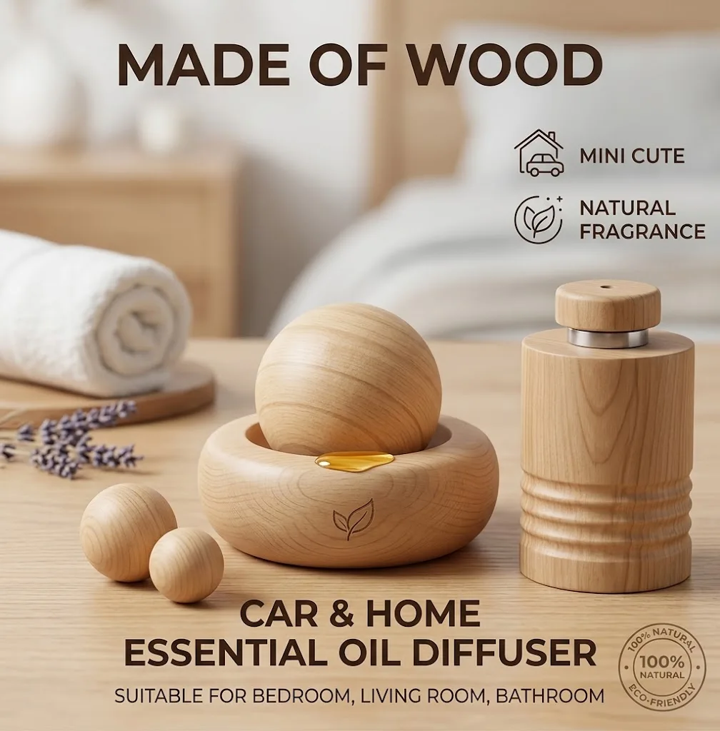 Home Fragrance Homemade - Diffuseur d'huiles essentielles pour voiture et