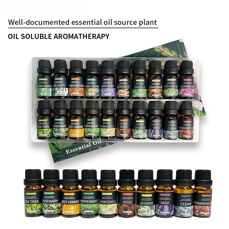 Home Fragrance Natural - Ensemble de 20 huiles essentielles d'aromathérapie,