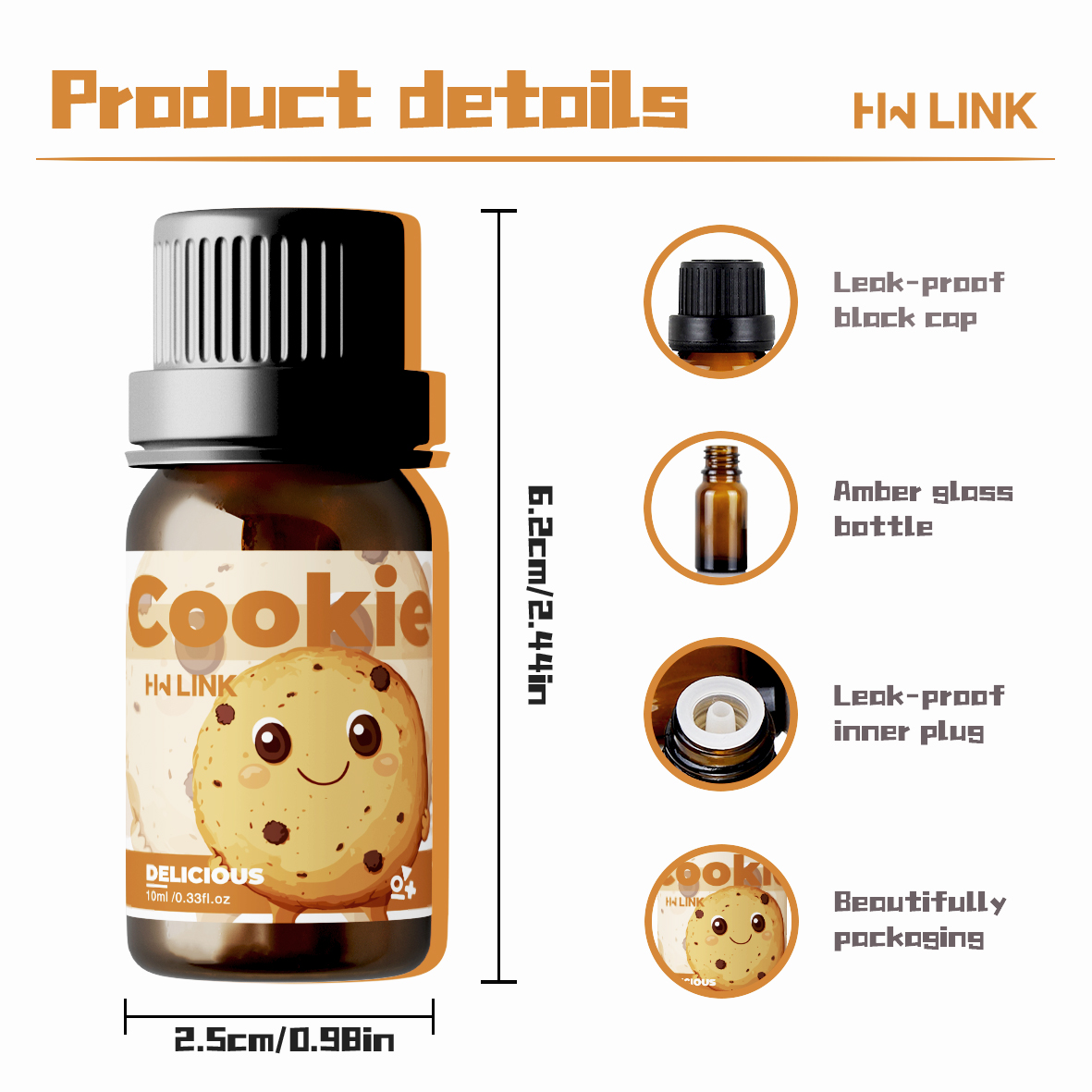 Huiles essentielles Cookie 10  - Home Fragrance Gift avis et prix