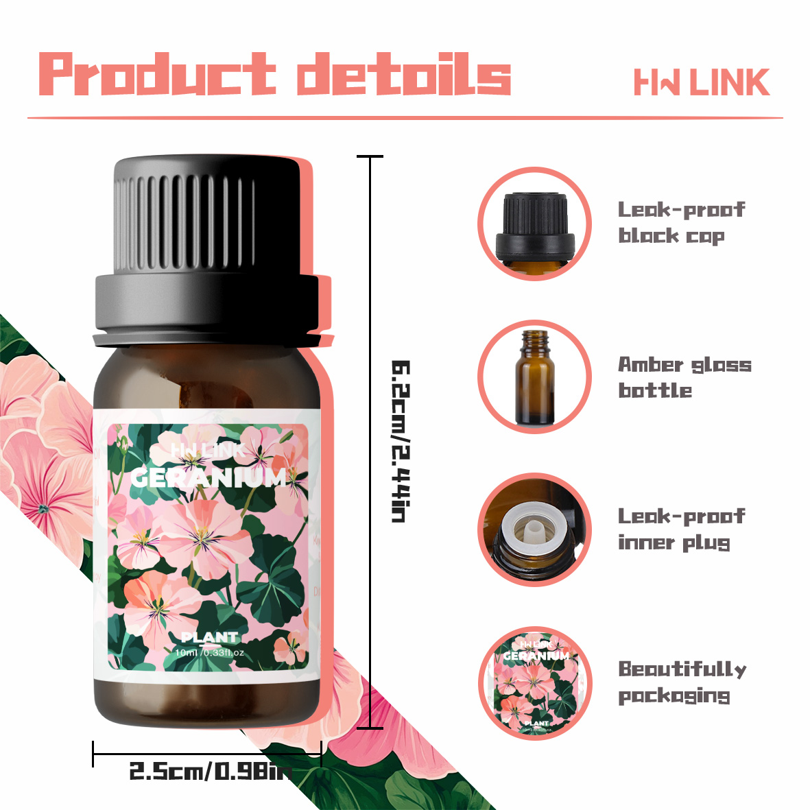 Huile essentielle de géranium  - Home Fragrance Gift avis et prix